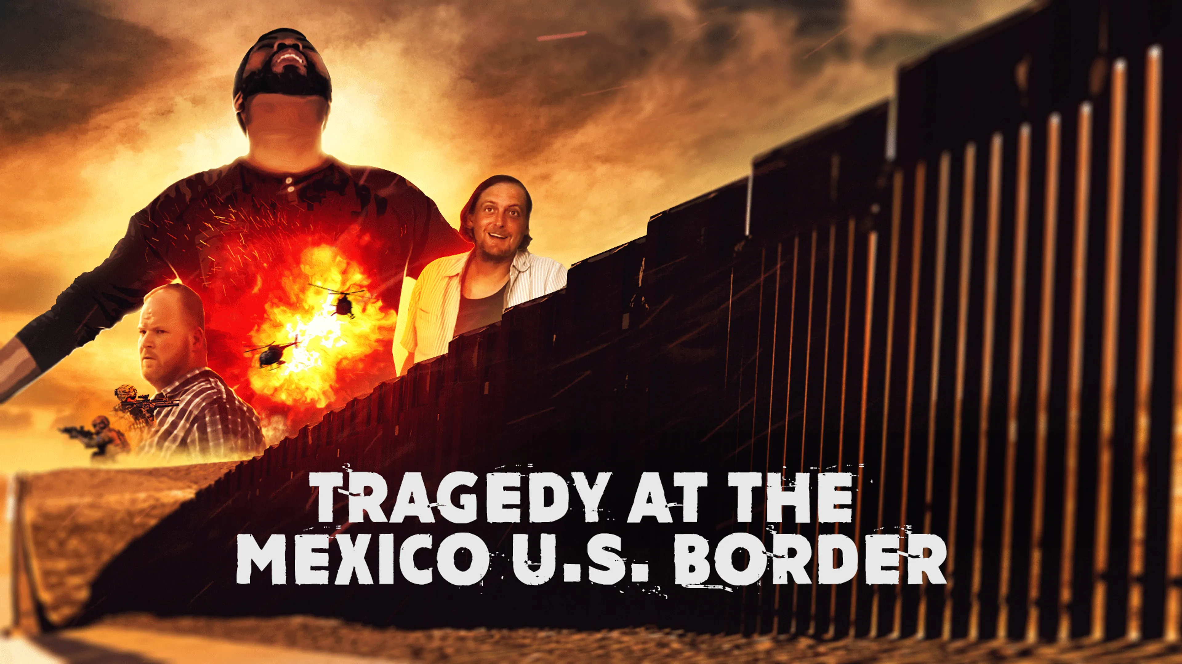 Tragedy at the Mexico U.S. Border poster